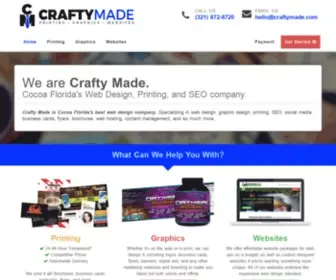 Craftymade.com(Cocoa Web Design Company) Screenshot