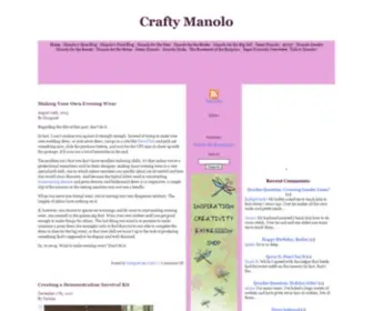 Craftymanolo.com(Crafty Manolo) Screenshot