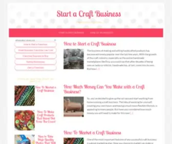 Craftyscrappyhappy.net(Start a Craft Business) Screenshot