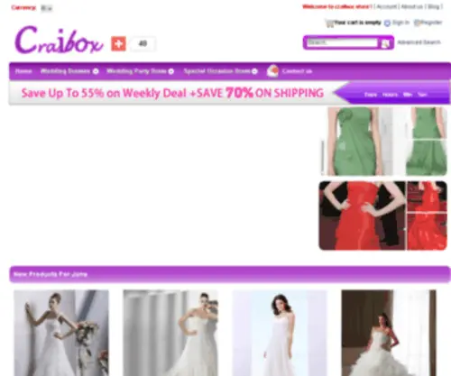 Craibox.co.za(Cheap Wedding & Evening Dresses Online Sale) Screenshot