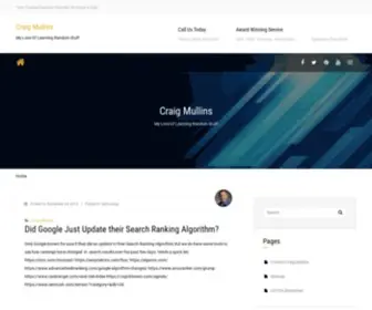 Craig-Mullins.com(Craig Mullins) Screenshot
