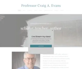 Craigaevans.com(Professor Craig A) Screenshot