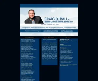 Craigball.com(Craig D) Screenshot