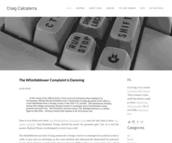 Craigcalcaterra.com(Writing about everything) Screenshot