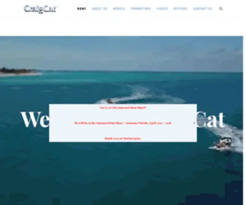 Craigcat.com(Catamarans) Screenshot