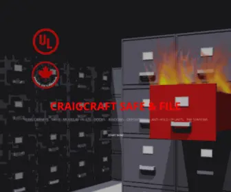 Craigcraft.com(Canada's Craigcraft Safe and File) Screenshot