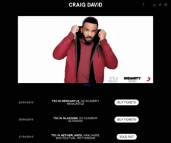 Craigdavid.com(The Official Website) Screenshot