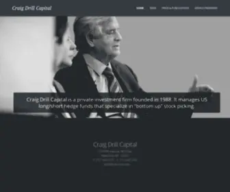 Craigdrillcapital.com(Craig Drill Capital) Screenshot