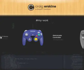 Craigerskine.com(Craig Erskine) Screenshot