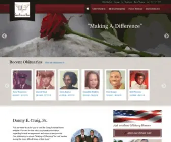 Craigfh.com(Craig Funeral Home) Screenshot