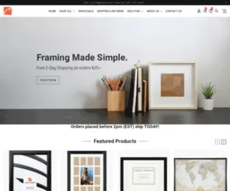 Craigframes.com(Shop Stylish Picture Frames for Every Space at Craig Frames) Screenshot