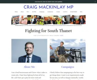 Craigmackinlay.com(Craig Mackinlay MP) Screenshot