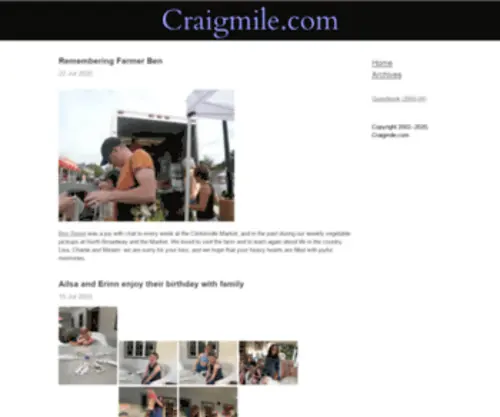 Craigmile.com(Craigmile) Screenshot