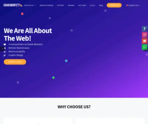 Craigmorfett.com(Modern Website Design) Screenshot