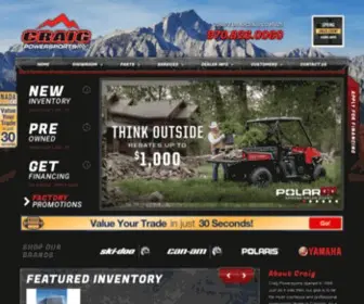 Craigpowersports.com(Craig's Powersports) Screenshot