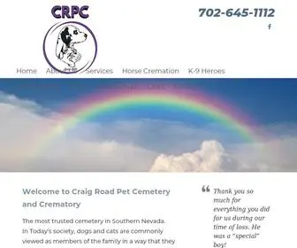 Craigrdpetcemetery.com(Craig Road Pet Cemetery) Screenshot