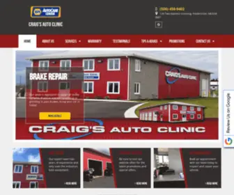 Craigsautoclinic.com(Craig's Auto Clinic) Screenshot