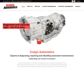 Craigsautos.com.au(Craig’s Automatics) Screenshot