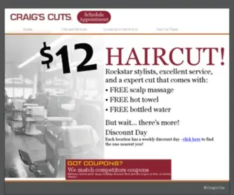 Craigscuts.com(Craigscuts) Screenshot