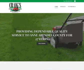 Craigsequipmentrepair.com(Equipment Repair Shop in Pasadena) Screenshot