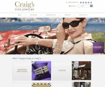 Craigsfinejewelry.com(Shop Custom Wedding & Engagement Jewelry) Screenshot