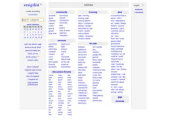 Craigslist.com.tw(craigslist) Screenshot
