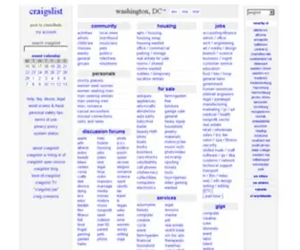 Craigslsit.com(Craigslist) Screenshot