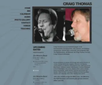 Craigthomasmusician.com(Craig Thomas) Screenshot