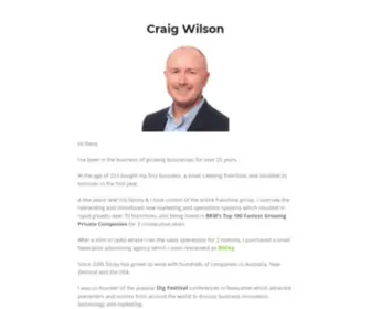 Craigwilson.com.au(Craig Wilson) Screenshot