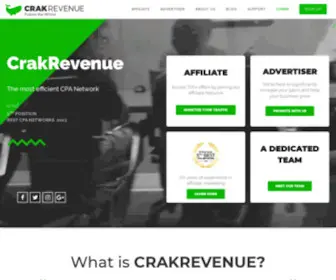 Crakrevenue.com(The best affiliate programs are at CrakRevenue. Gain access to the best affiliate offers) Screenshot