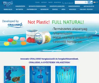 Cralusso.com(Innovatív CRALUSSO horgászcikkek) Screenshot