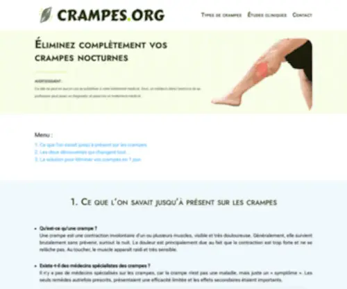 Crampes.org(électricité) Screenshot