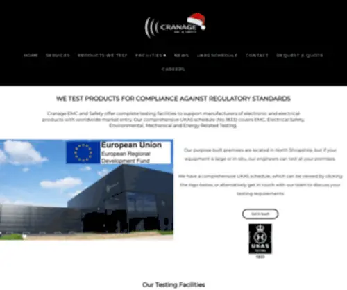 Cranage.co.uk(UKCA Compliance) Screenshot