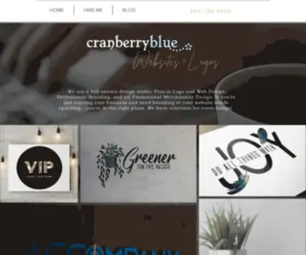 Cranberryblue.com(Graphic Designer) Screenshot