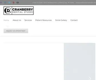 Cranberrydentalstudio.com(Cranberry Dental Studio) Screenshot