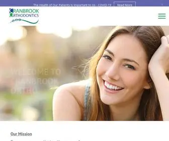 Cranbrookortho.com(Cranbrook Orthodontics) Screenshot