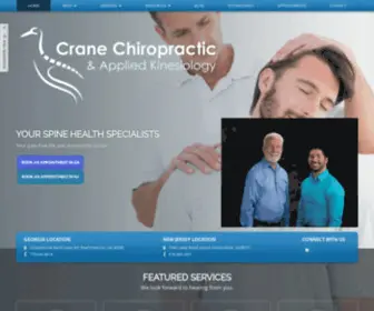 Cranechiros.com(Crane Chiropractic & Applied Kinesiology) Screenshot