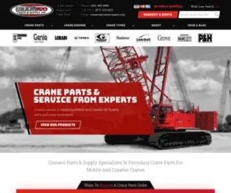 Craneco-Parts.com(Craneco Parts and Supply) Screenshot