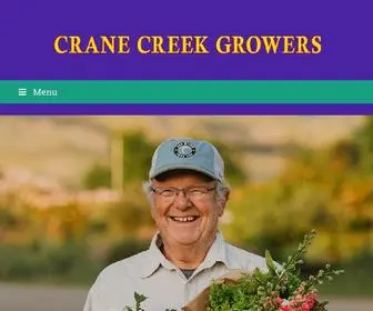 Cranecreekgrowers.com(Sonoma County Cut Flowers) Screenshot