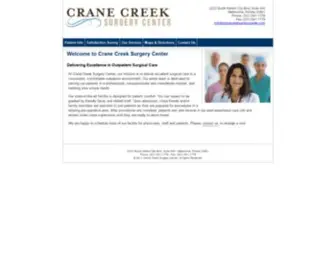 Cranecreeksurgerycenter.com(Crane Creek Surgery Center) Screenshot