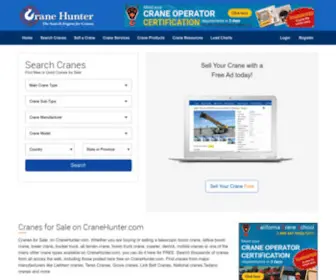 Cranehunter.com Screenshot