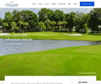 Cranelakesgolf.com(Daytona Beach Golf) Screenshot