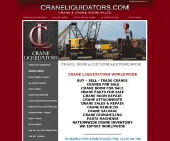 Craneliquidators.com(Crane Liquidators) Screenshot