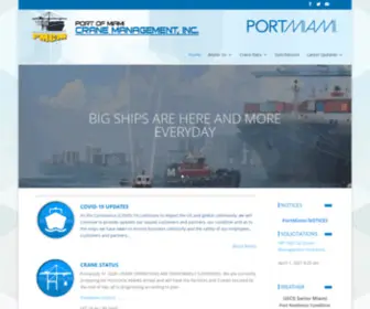 CranemGT.com(Port of Miami Crane Management) Screenshot