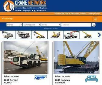 Cranenetwork.com(Crane Network) Screenshot
