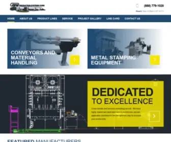 Craneprosys.com(Crane Production Systems) Screenshot