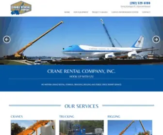 Cranerentalcompany.com(Crane Rental Company) Screenshot