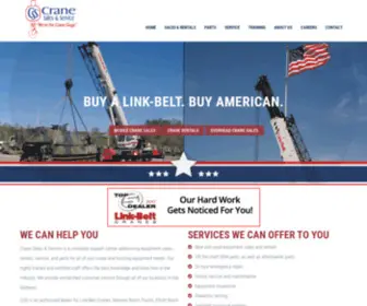 Cranesalesandservice.com(Crane Sales & Service) Screenshot