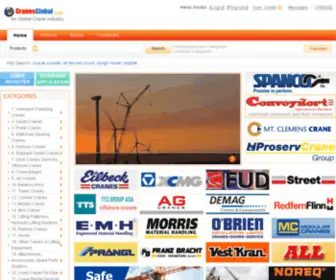 Cranesglobal.com(Crane global) Screenshot
