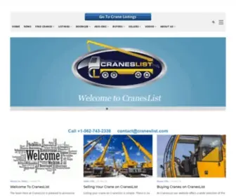 Craneslist.com(CranesList) Screenshot